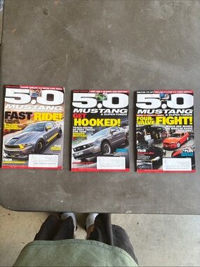 2013 5.0 Mustang Magazine & Super Fords set of 3 issues (Jan-Mar)